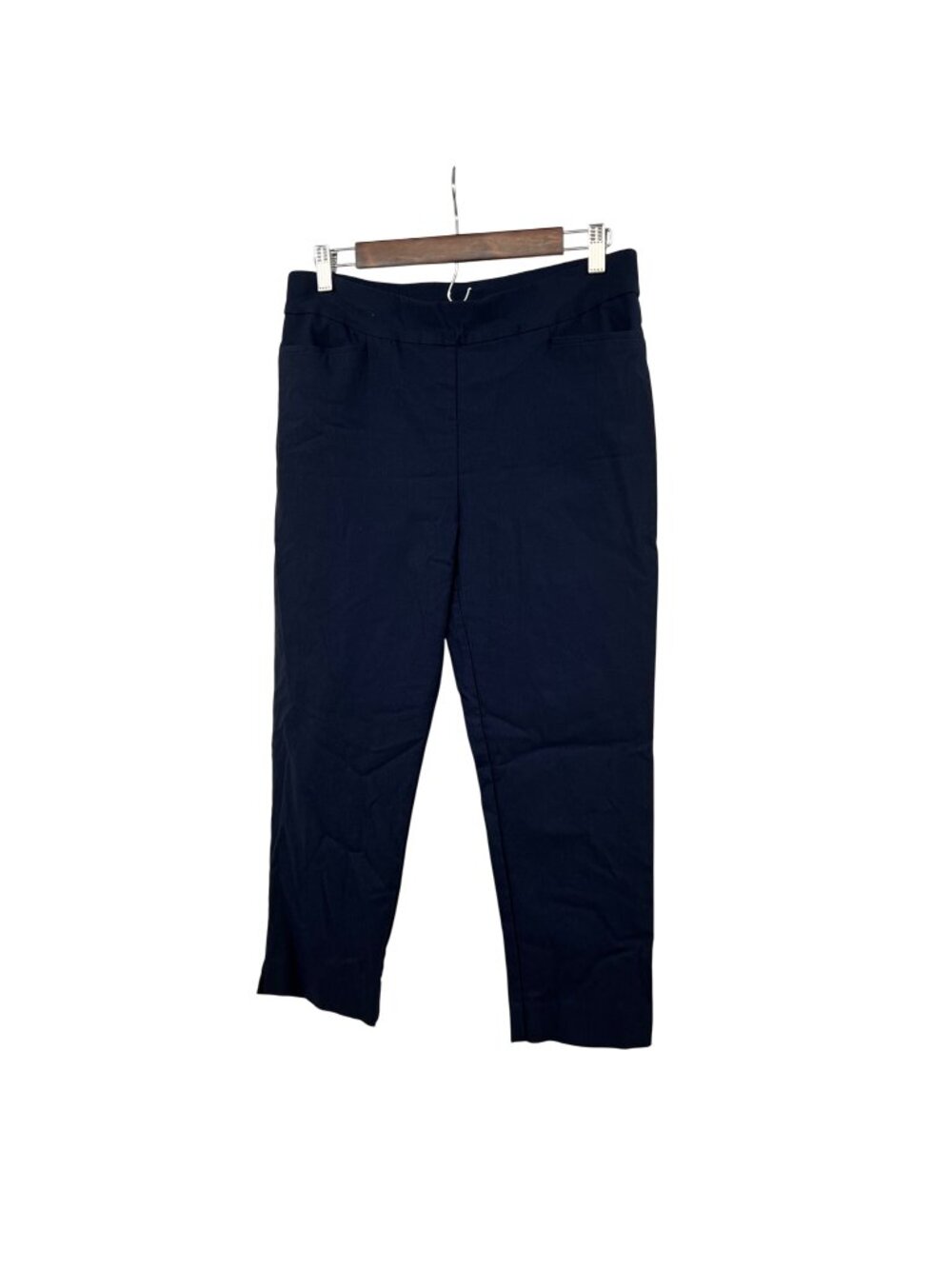Chico's Navy Ankle Pants Pull On Womens Size 8 Pockets